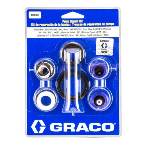 18B260 Packing Kit For Graco 390 PC Ultra 395 495 595 – Replaces 244194