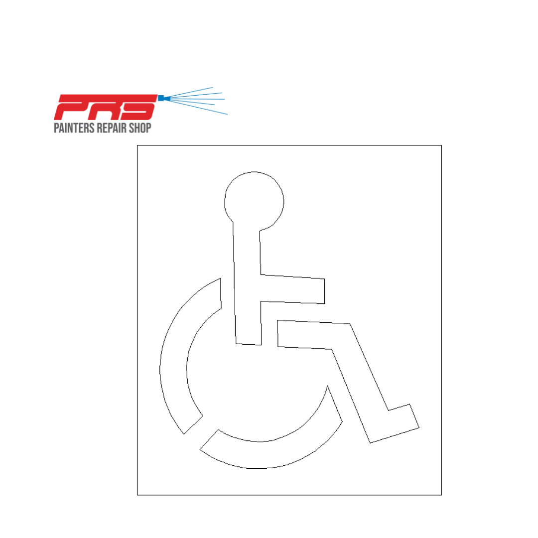 handicap stencils