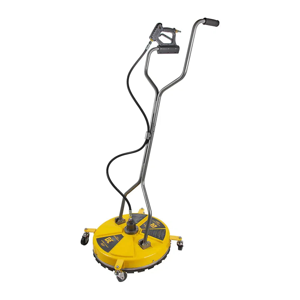 This is a BE power equipment 20 inch surface cleaner with castors