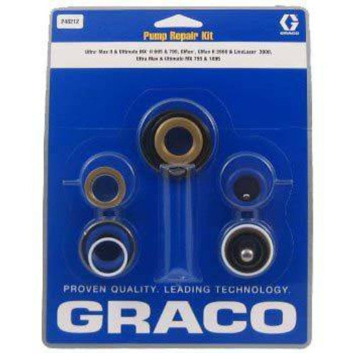 Graco 248212 Pump Packing Repair Kit for Ultra Max II 695/795, GMax 3900 & GMax II 3900